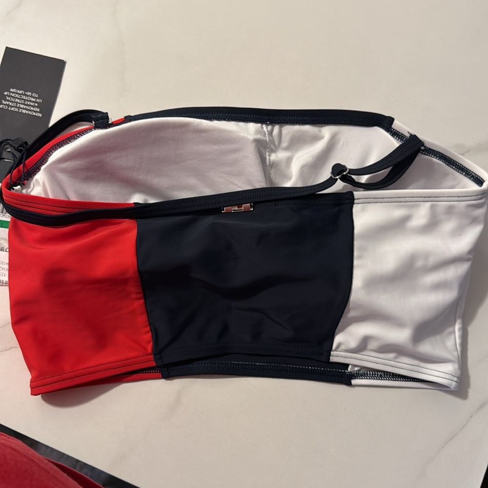 Colorblock Strapless Top - Picture 2 of 2